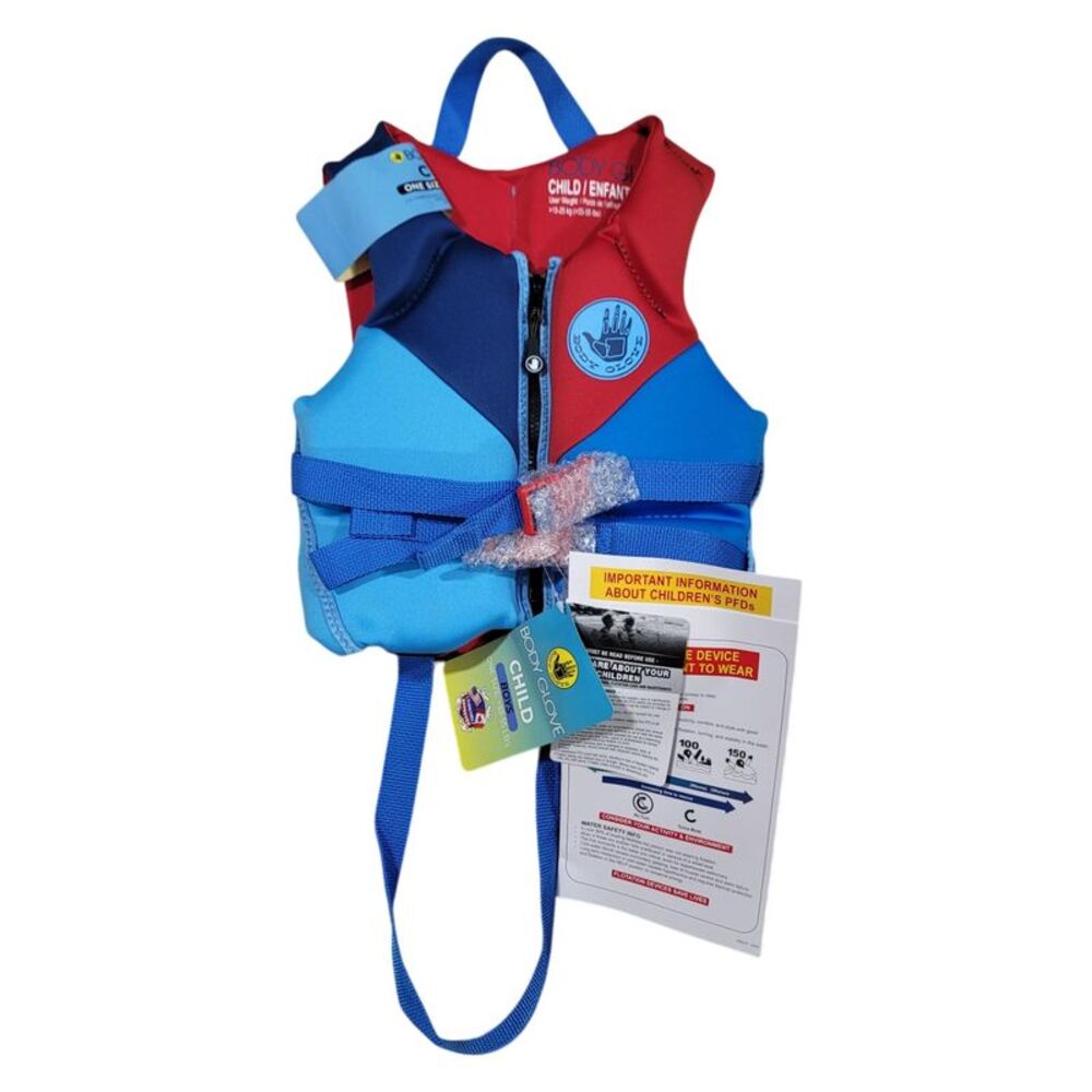 Body Glove Child PFD, U.S. Coast Guard-Approved, Youth (One Size, 33-55 lbs)